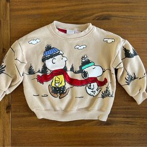 Zara Snoopy Sweatshirt